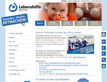 Tablet Screenshot of lebenshilfe-main-taunus.de